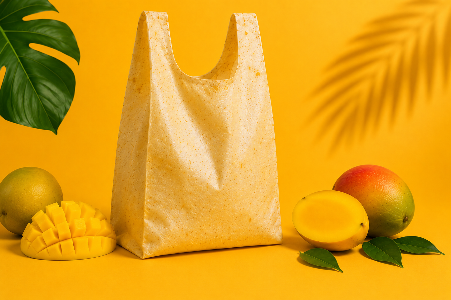 Bolsas biodegradables artesanales de mango